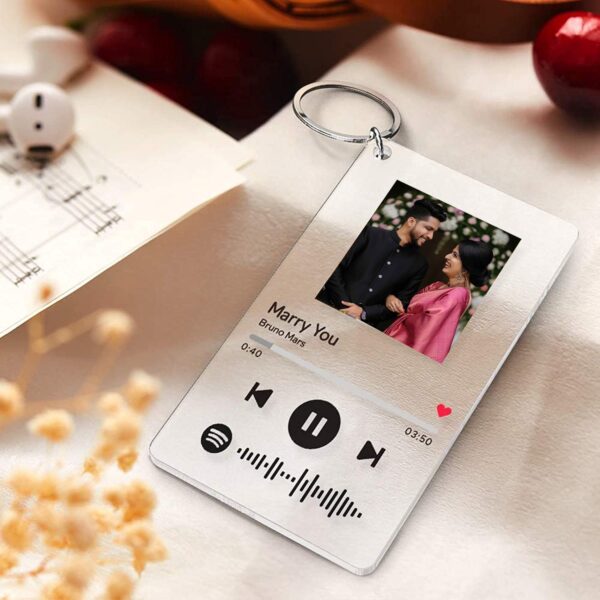 Personalized Spotify Keychain | Customizable With Any Text