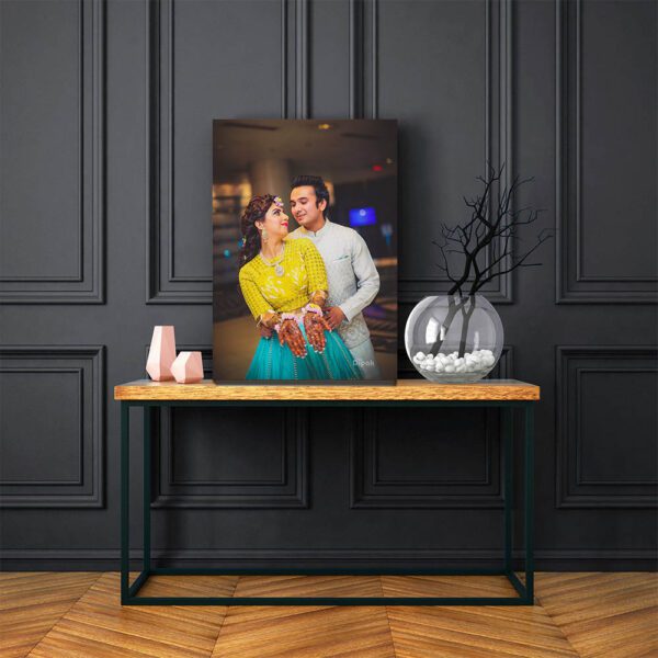 photo canvas with frame