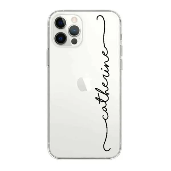 transparent customized phone cases with name