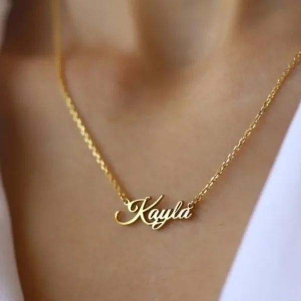 Name Chain for Women Gold Plated online